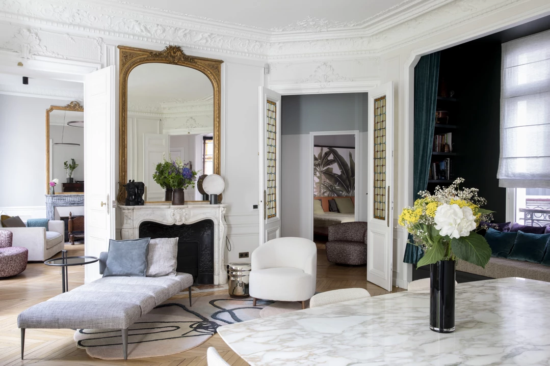 Un appartement sobre et élégant, entièrement repensé.