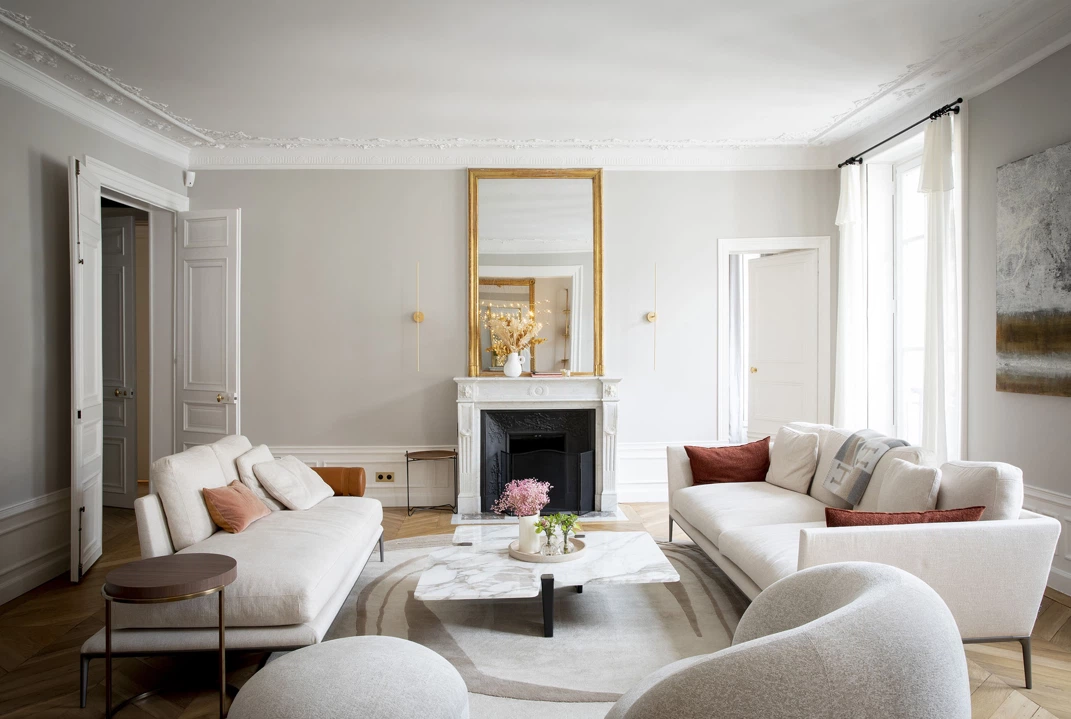 Architecture d’intérieure complète de cet appartement Parisien.