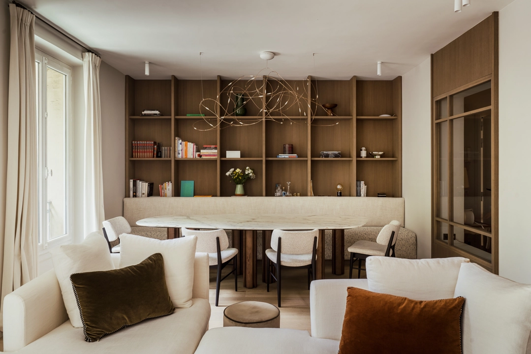 Transformation d'un appartement aux invalides 